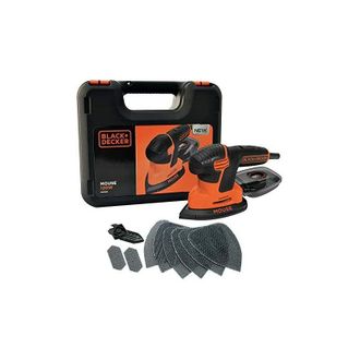 Black+Decker Black&decker - Black+decker Ka2500k Levigatrice Multifunzione Mouse, Velocit&agrave; 14.000 Giri/min, 120 W
