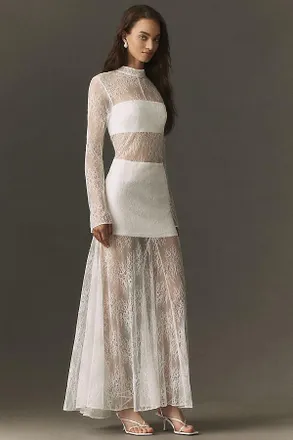 Shona Joy Labyrinth Lace Maxi Dress