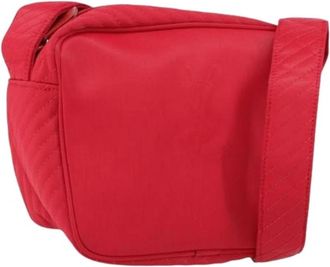 Saint Laurent Pre-owned Nylon Schoudertas - Dames - Vintage Schoudertas - Rood - ONE Size - Nylon - Vintage