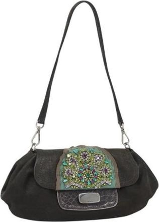 Prada Pre-owned Vintage Shoulder Bag - Dames - Vintage Schoudertas - Bruin - ONE Size - Leer - Vintage
