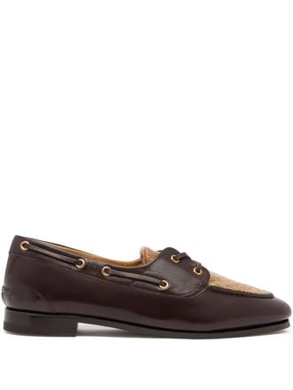Bally Stringate con occhielli - Marrone