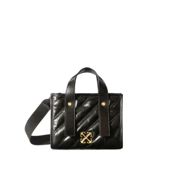 Off-white Mini Bags, female, Black, Size: ONE SIZE Quilted Tote Bag