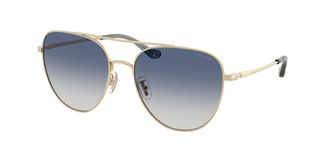 Coach HC7182 CBZ89 90054L Womens Sunglasses Gold Size 56