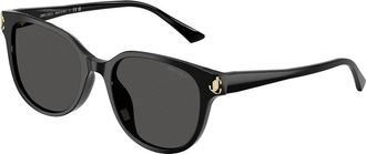 Jimmy Choo London JC5057D Asian Fit 500087 Womens Sunglasses Black Size 55