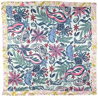 Nicole Miller Satin Paisley Square Scarf