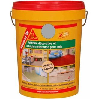 Sika Sika - Pittura per pavimenti monocomponente sol w - Grigio cemento - 5L