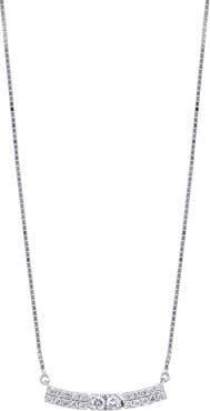 Bony Levy Diamond Bar Pendant Necklace in 18Kw at Nordstrom Rack