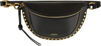 Isabel Marant Marsupio Skano Crescent Studded Leather Belt Bag