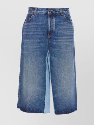 Chlo&eacute; denim bermuda shorts