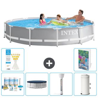 Intex Piscina Prism Frame Redonda - 366x76 Cm - 7-piezas S63