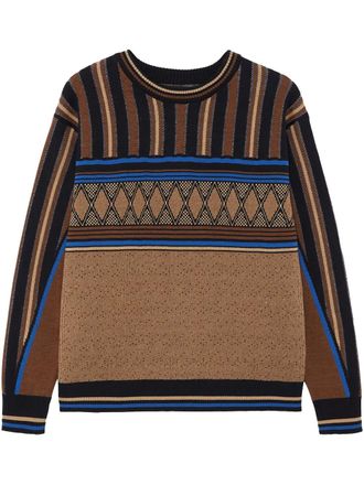 Ahluwalia Studio Kuti sweater - men - Wool - M - Brown