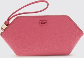 Ganni Mini borsa Bou in pelle riciclata con chiusura a zip e logo Butterfly