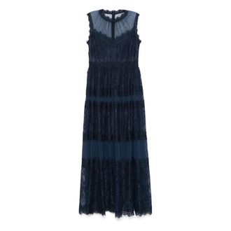 Ermanno Scervino Dames, Jurken, Blauw, Maat: M