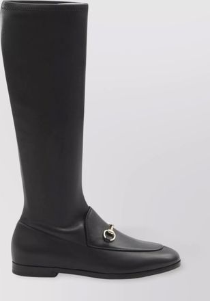 Gucci jordaan boots featuring horsebit detail