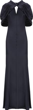 Alberta Ferretti Long Satin Dress