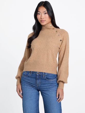 Guess Angela Asymmetrical Button Sweater
