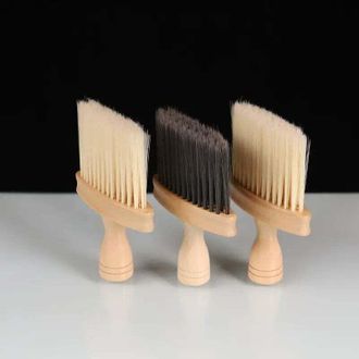 OEM Cepillo De Limpieza Interior Ultrasuave Y Preciso Para Autom&oacute;viles - Pa&ntilde;o Y Limpieza Profunda, Mango De Madera, Juego De 3 (1 Gris + 2 Amarillos) - Cr