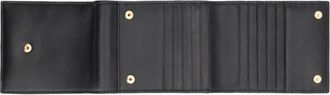 Balmain Lambskin Trifold Wallet - Black