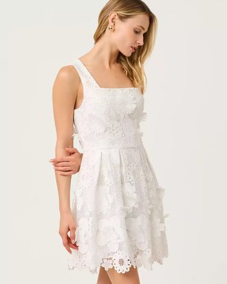 Lilly Pulitzer Cindy Skirted Lace Romper