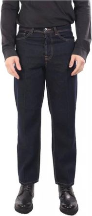 John Richmond Jeans, Heren, Blauw, W34, Denim, Denim Raw Jeans
