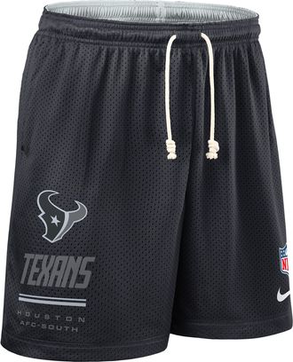 Nike Houston Texans Sideline Reversible Nike Mens Dri-FIT NFL Shorts in Blue | 03BF0HMZ9H-MDC