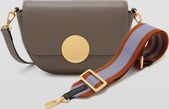 Oryany Lottie Saddle Leather Crossbody Bag