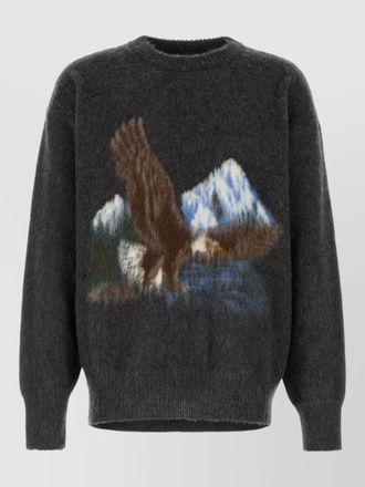 Maison Margiela wool blend oversized sweater eagle mountain
