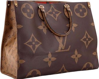 Louis Vuitton Brown Reverse Monogram Giant Onthego Gm (Authentic Pre-Loved)