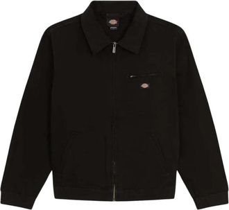 Dickies Ongevoerde Canvas Schildersjas - Heren - Spijkerjassen - Zwart - L - Jassen