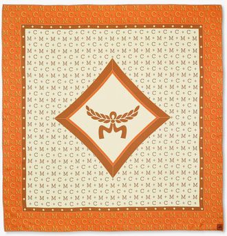 MCM Diamond Monogram Scarf In Organic Silk
