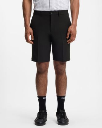 HUGO BOSS Mens Shorts in Black Recycled Material - Size EU 48 (Mens)
