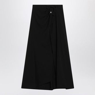 Balenciaga Gekleed Zwarte Rok In Cr&ecirc;pe