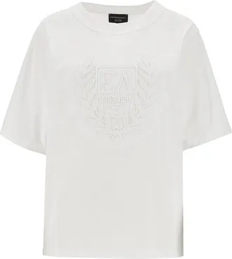 Emporio Armani Embossed crest T-shirt Woman L