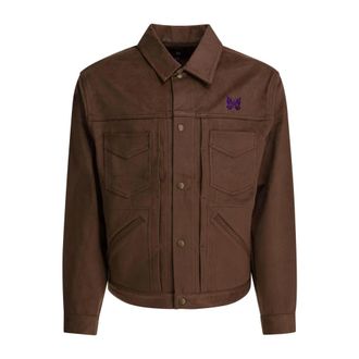 Needles Penny Jean Overshirt - Jackets - Hombre - Marr&oacute;n - L