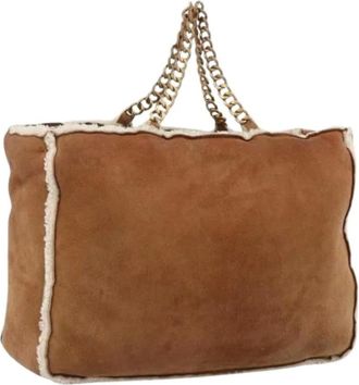 Chanel Pre-owned Tote Bags, female, Brown, Size: ONE SIZE Pre-owned Vintage Tote Bag