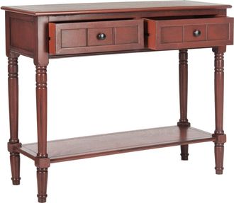 Safavieh Consolas en pino/mdf, rojo