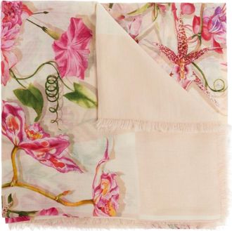 Ferragamo Gaia Scarf - Dames - Wintersjaals - Veelkleurig - ONE Size - Wol - Accessoires