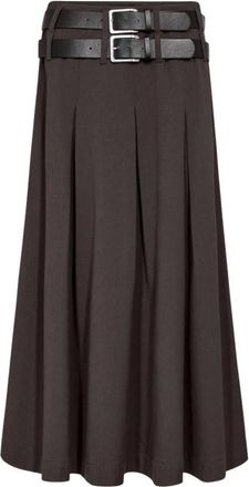 Copenhagen Muse Cmtailor Rok - Dames - Rokken - Bruin - Maat: XS Viscose