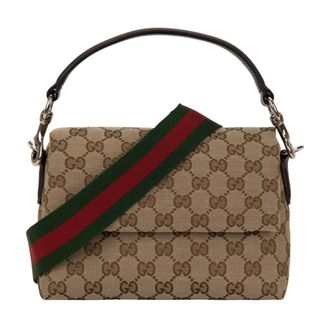 Gucci Handbags - Heren - Handtassen - Beige - ONE Size - Leer - Tassen