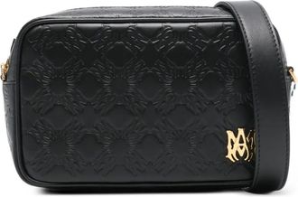 Amiri MA Quad messengertas met reli&euml;f patroon - Zwart
