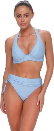Sunsets Muse Halter Bikini Swimsuit Top - DD Cup in Blue Whisper at Nordstrom, Size 40