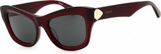 Burberry Dark Grey Cat Eye Ladies Sunglasses BE4442U 412887 51
