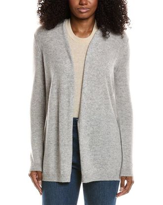Sofiacashmere Sofiacashmere Drape Wool & Cashmere-Blend Cardigan