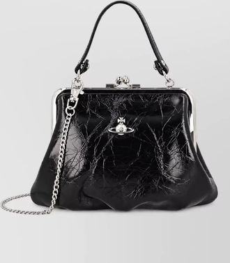 Vivienne Westwood granny calf leather clutch bag