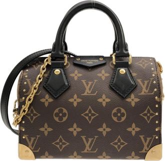 Louis Vuitton Marron Monogram Reverse Monogram Reverse Boston Bag (Pre-Owned)