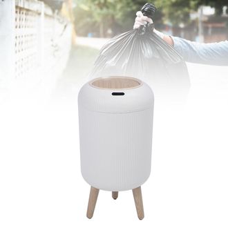 Infinite Intelligenter Abfalleimer Mit Automatischer Kippfunktion, Bewegungssensor, Wasserabweisendem Kunststoff, F&uuml;r K&uuml;che, Bad, Wohnmobil, Skandinavisches De