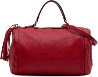 Gucci Pre-owned Handbags, female, Red, Size: ONE SIZE Pre-owned Leather gucci-bags
