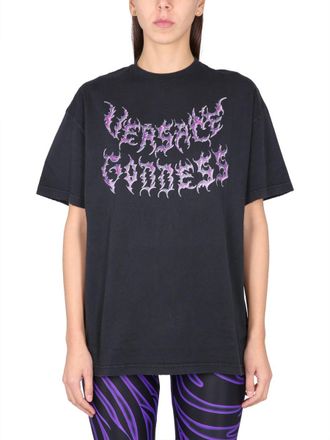 Versace Versace Goddess Oversized T Shirt