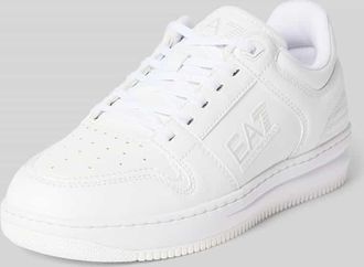 Emporio Armani Sneaker mit Label-Detail Modell SLASHER in Weiss, Größe 41