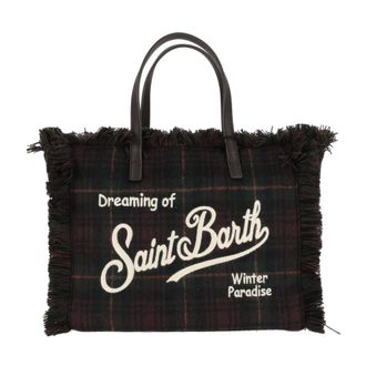 MC2 Saint Barth Handtas met schouderband - unisex - Tassen - Zwart - Maat: ONE Size